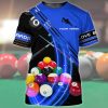 Personalized Billiards Pool Custom Polo Shirt, Customized Pool Shirt For Men, Personalized Billiards Gift Idea For Pool Players