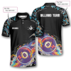 Retro Camouflage Flag Custom Billiard Jerseys for Men, Uniform for Team Billiard, Flag Shirt