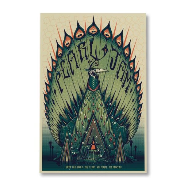 Pearl Jam May 21 2024 KIA Forum LA Event Poster