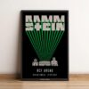 Rammstein Reggio Emilia July 21 2024 RCF Arena Italy Event Poster 2